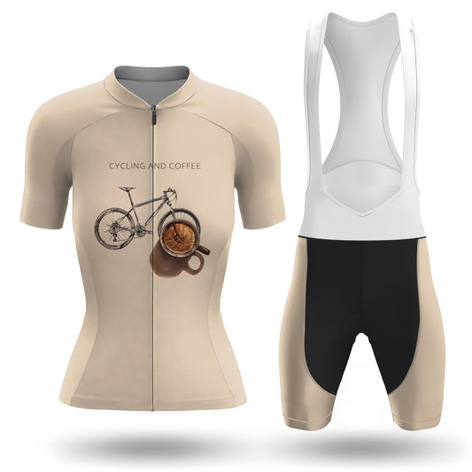 Cycling And Coffee Women's Short Sleeve Cycling Kit