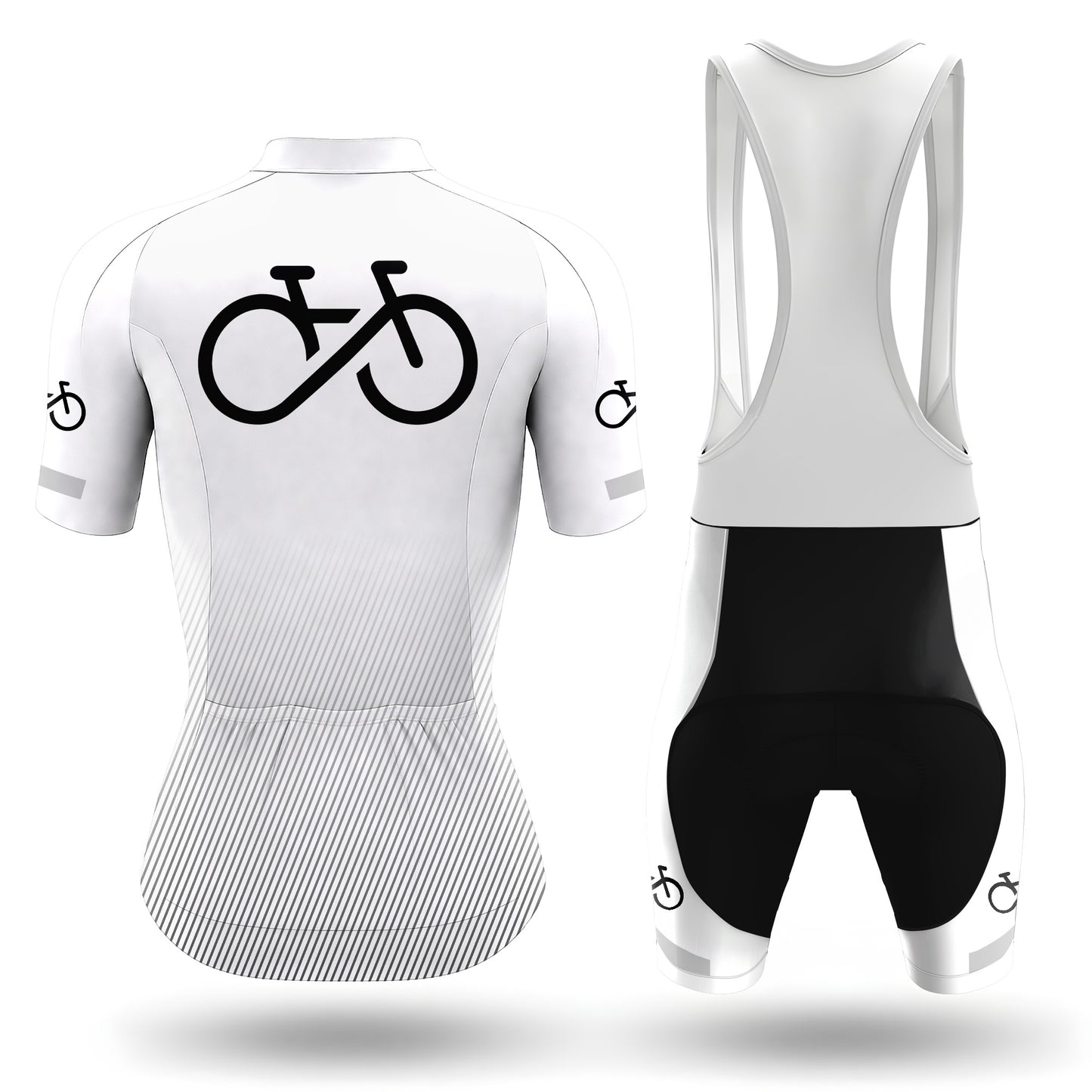 Completo da ciclismo Bike Forever da donna a maniche corte