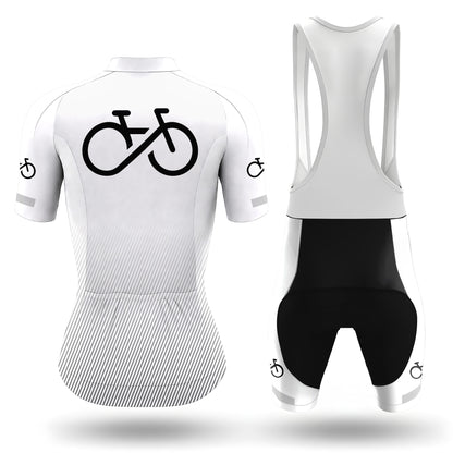 Completo da ciclismo Bike Forever da donna a maniche corte