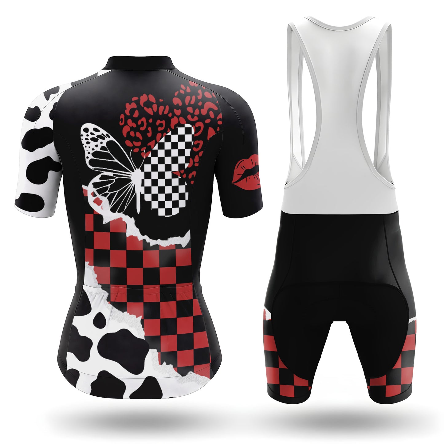 Ensemble de cyclisme à manches courtes pour femme Brooms
