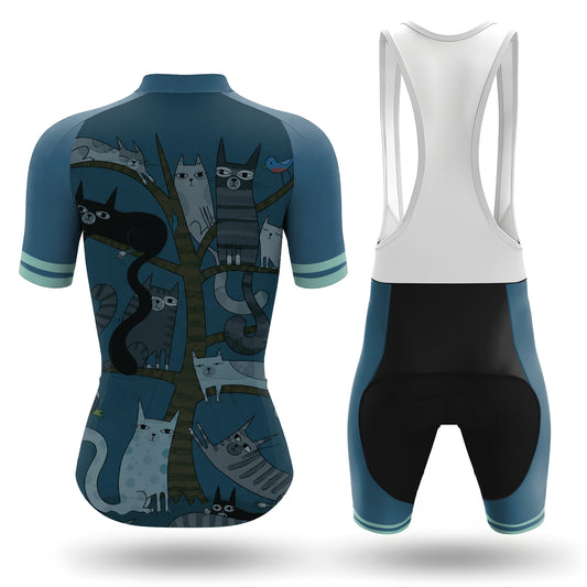 Completo da ciclismo da donna a maniche corte Cat Casual