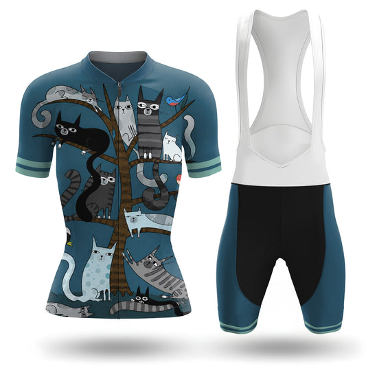 Completo da ciclismo da donna a maniche corte Cat Casual