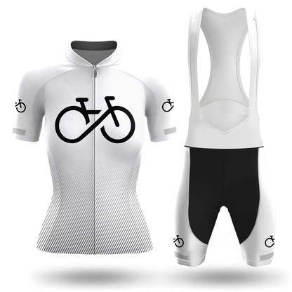 Completo da ciclismo Bike Forever da donna a maniche corte