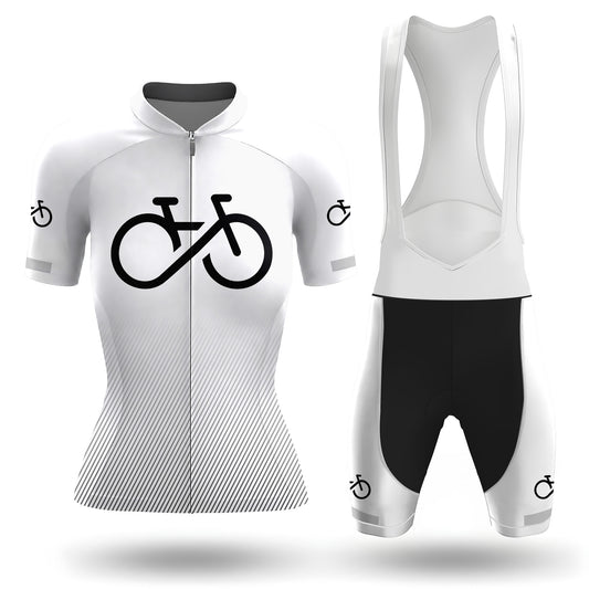 Completo da ciclismo Bike Forever da donna a maniche corte