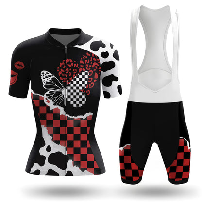 Ensemble de cyclisme à manches courtes pour femme Brooms