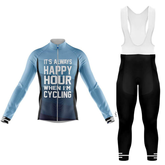 Tenue de cyclisme à manches longues pour hommes Happy Hour