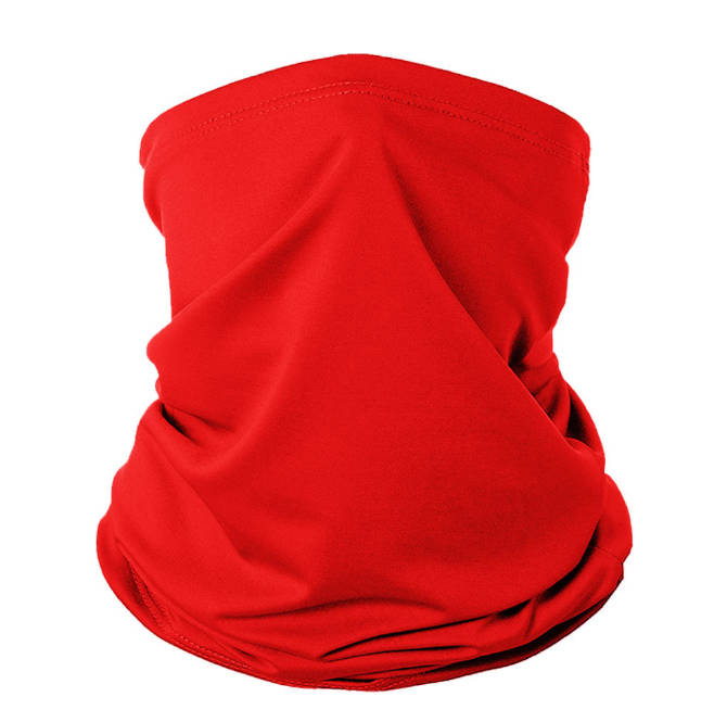 Red Faceguard Anti Pollution Scarf Face Cover