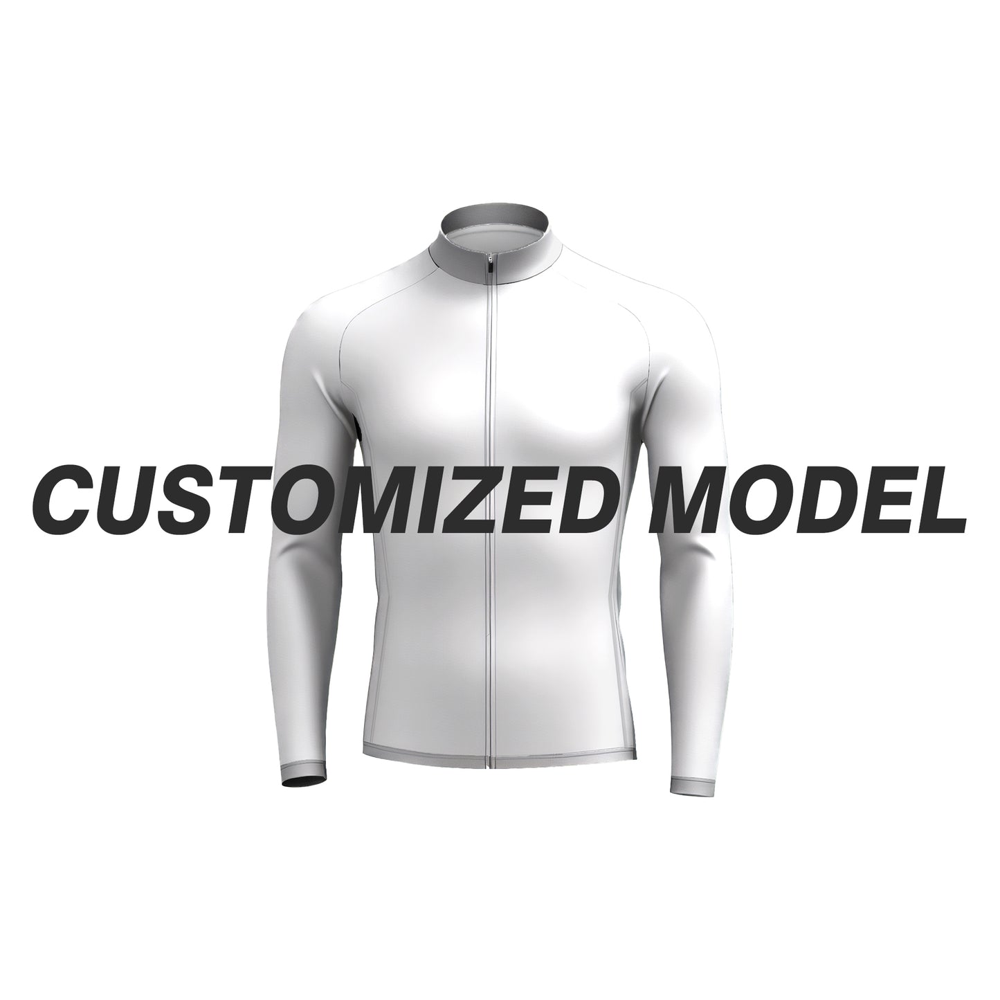 Customized Model Men's Long Sleeve Cycling Kit
