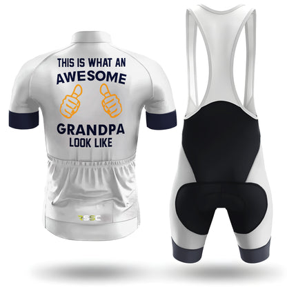 Awesome Grandpa Men's Short Sleeve Cycling Kit