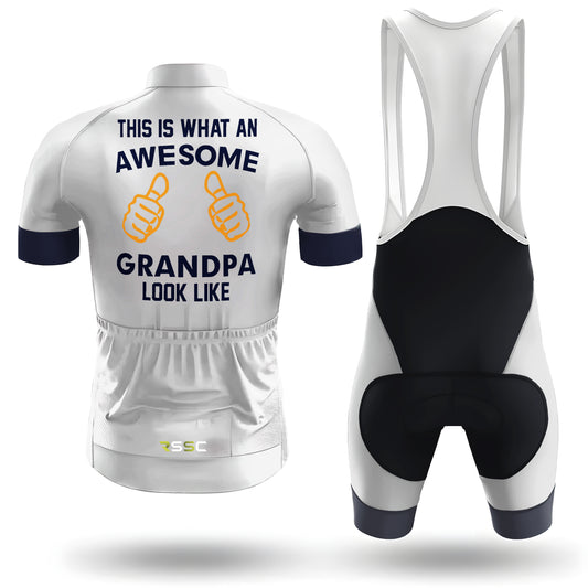 Awesome Grandpa Men's Short Sleeve Cycling Kit