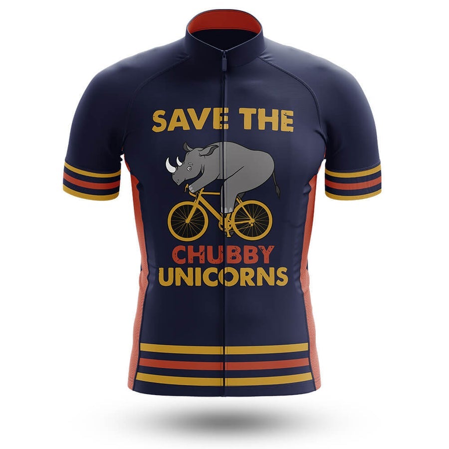 Save The Chubby Unicorns Men's Short Sleeve Cycling Kit | Rsscsports