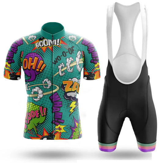 Funny Comic Men's Short Sleeve Cycling Kit | Rsscsports