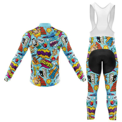 Comics Men's Long Sleeve Cycling Kit