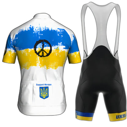 Support Ukraine Men's Short Sleeve Cycling Kit | Rsscsports