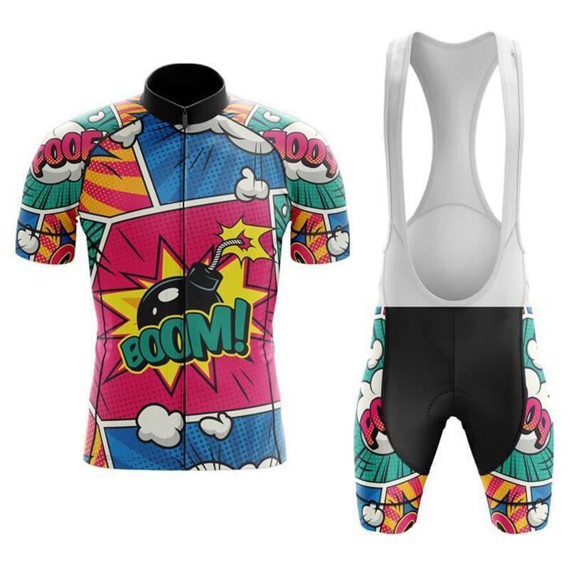 Boom Comic Men's Short Sleeve Cycling Kit | Rsscsports