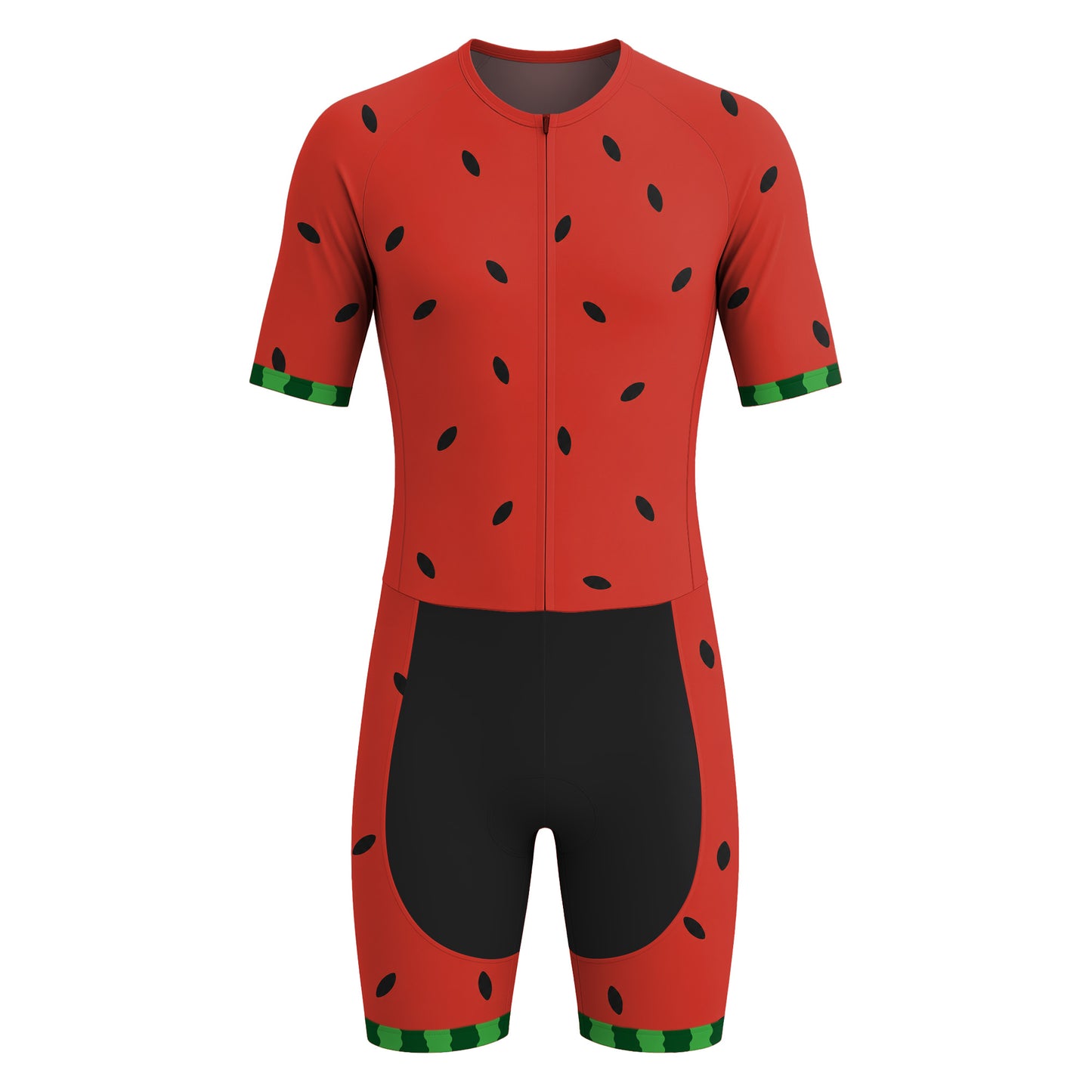 Watermelon Men's Short Sleeve Triathlon Suit
