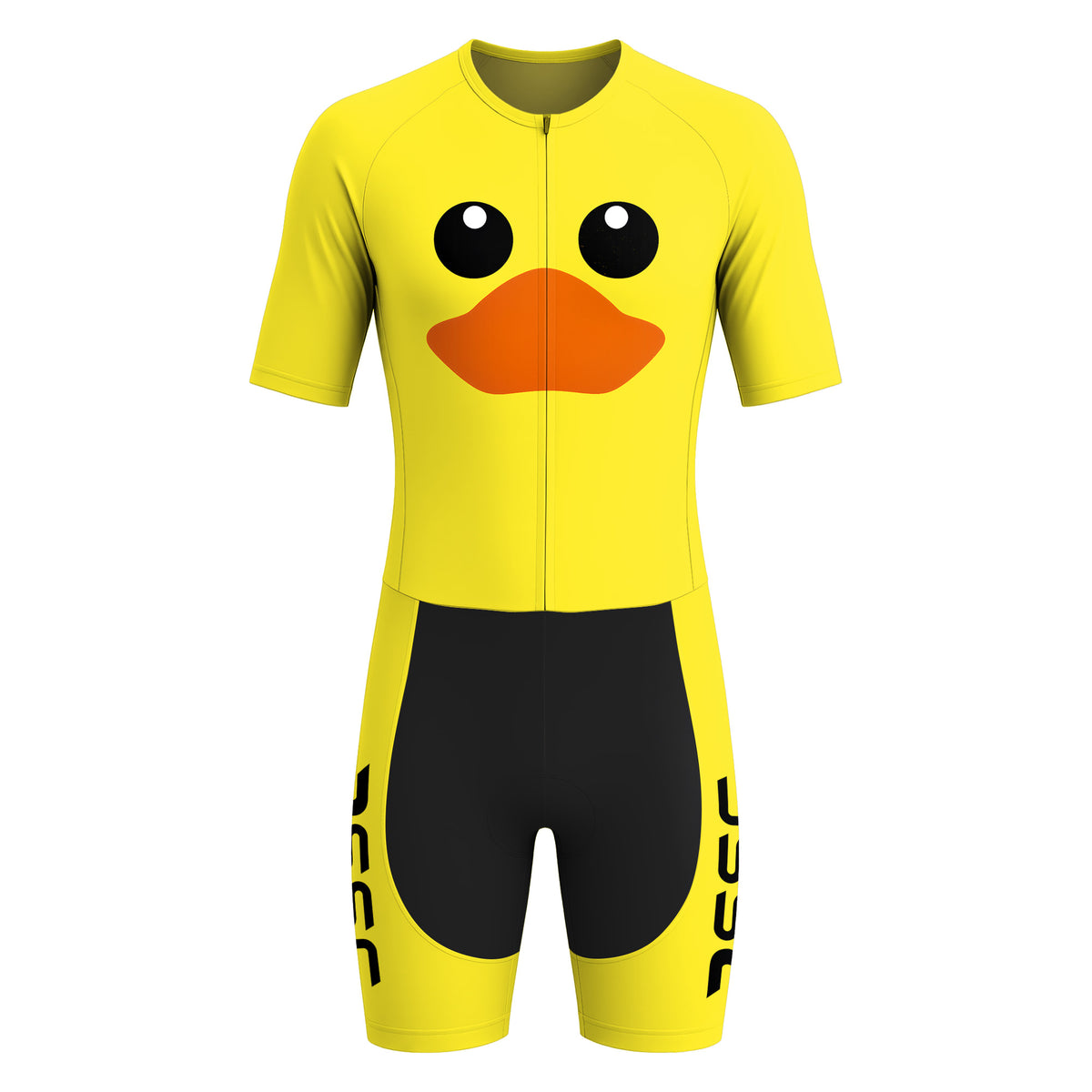 Combinaison de triathlon homme à manches courtes Yellow Duck