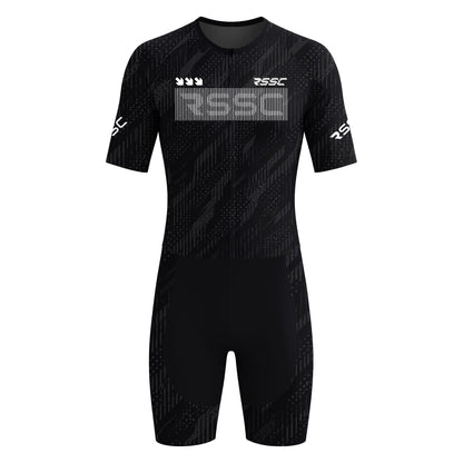 Carbon Trace Men's Short Sleeve Triathlon Suit