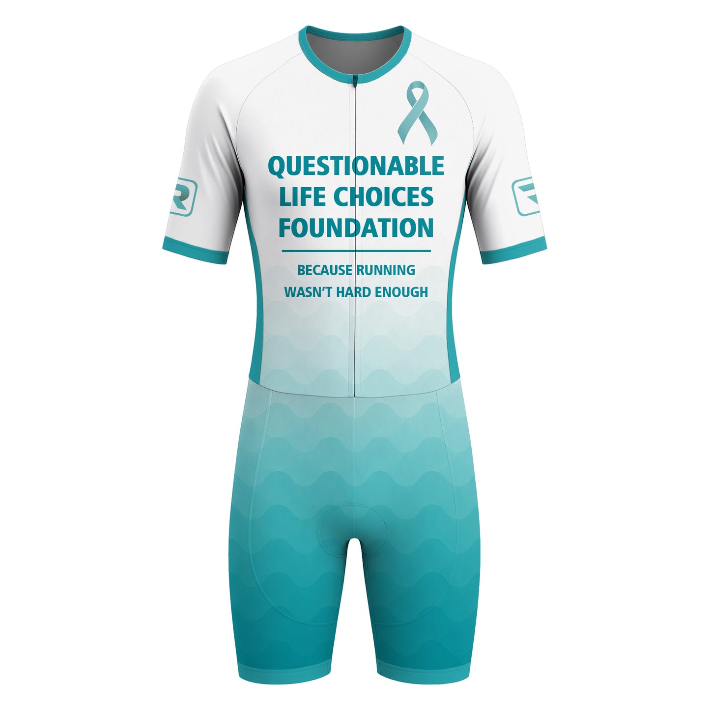 Swim-Bike-Regret Men's Short Sleeve Triathlon Suit