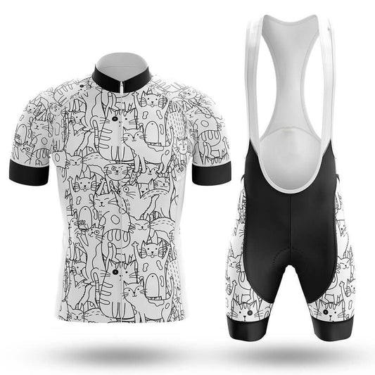 White Cat Men's Short Sleeve Cycling Kit | Rsscsports