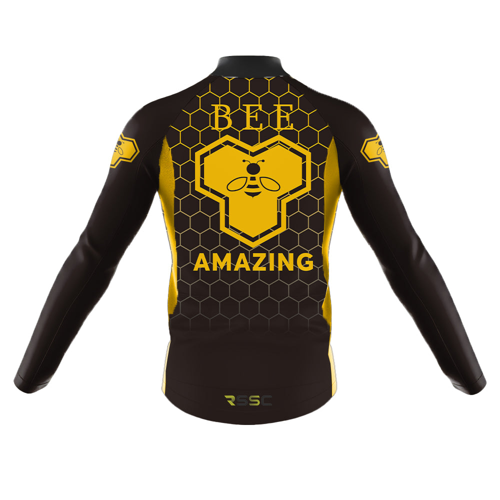 Bee Amazing Langarm-Radtrikot für Herren