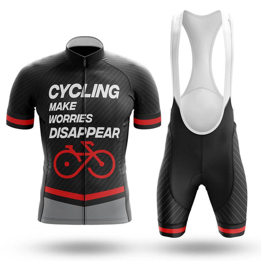 Worries Disappear Men's Short Sleeve Cycling Kit | Rsscsports