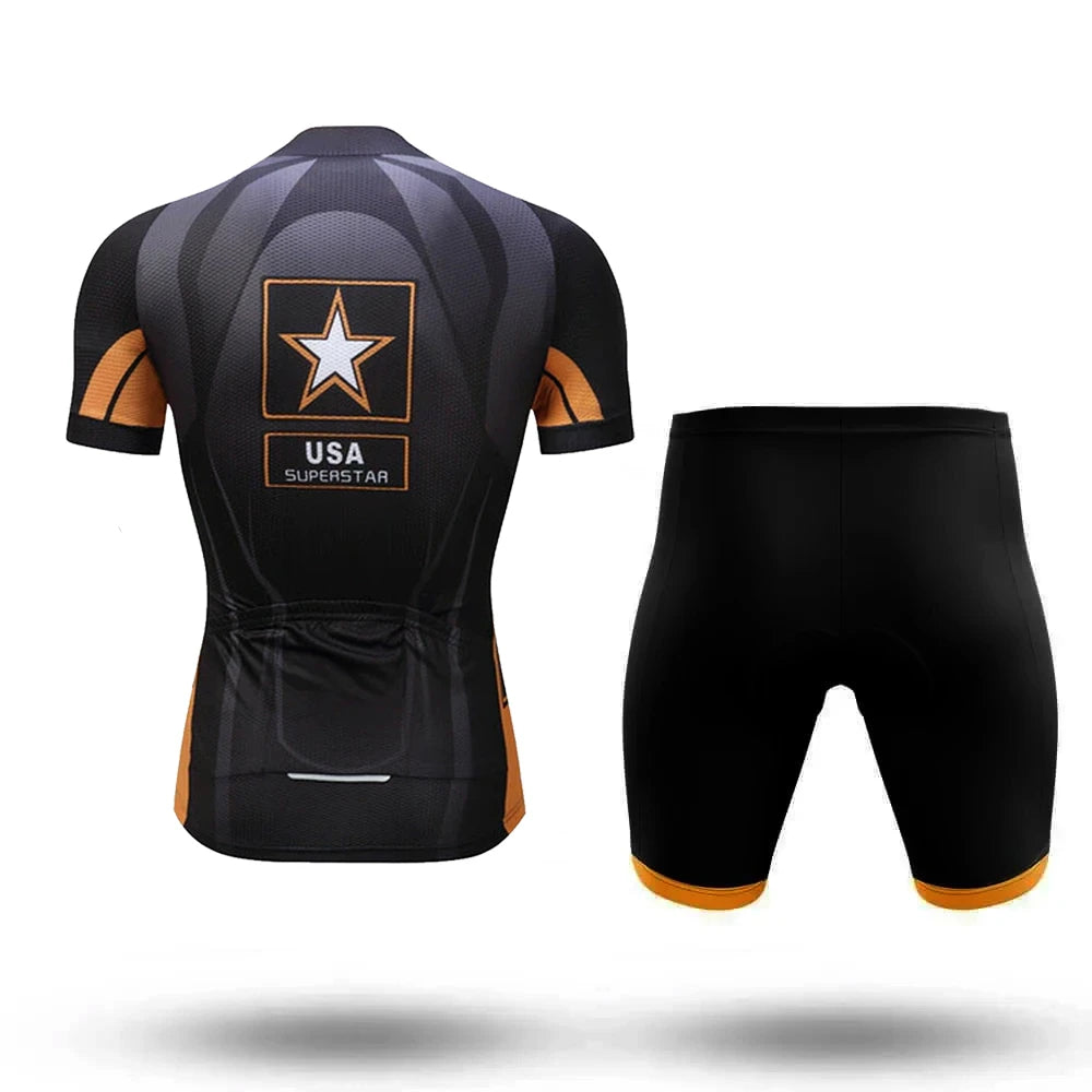 USA Army Theme Women or Men's Short Sleeve Cycling Kit | Rsscsports