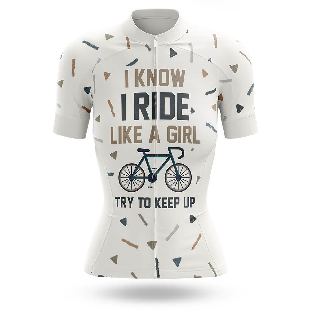 Like A Girl Women's Short Sleeve Cycling Kit