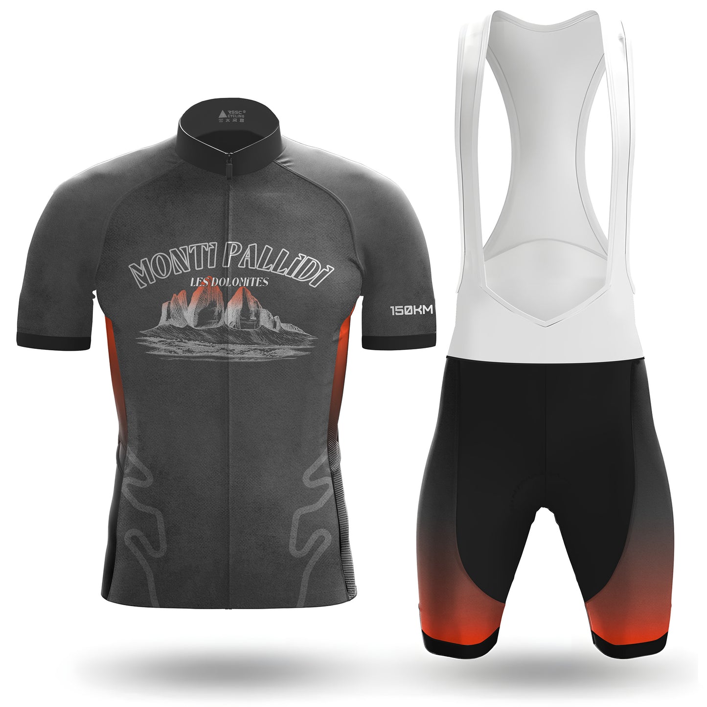 Monti Pallidi Men's Short Sleeve Cycling Kit