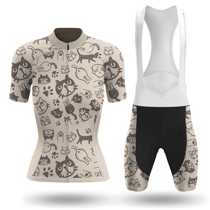 Cat Parade Women's Short Sleeve Cycling Kit