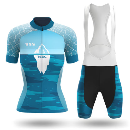 Blue Ocean Iceberg Women's Short Sleeve Cycling Kit