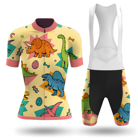Dinosaur Women's Short Sleeve Cycling Kit