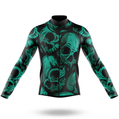 Green Skulls Men's Cycling Kit | Rsscsports