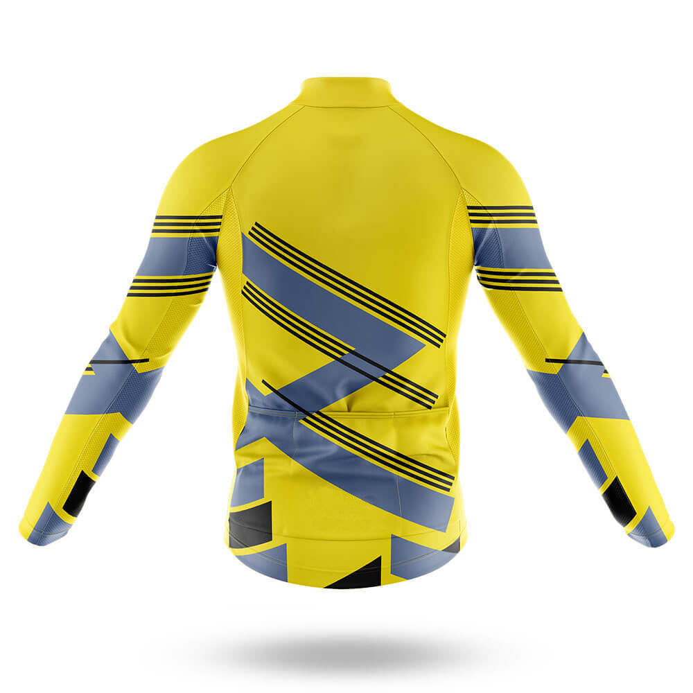 Yellow Grey Men's Cycling Kit | Rsscsports