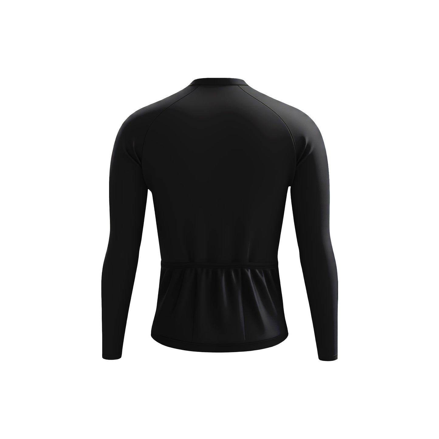 Basic Black Men's Long Sleeve Cycling Kit