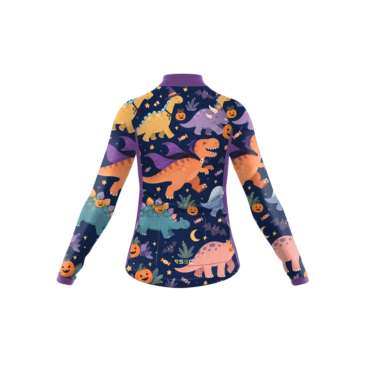 Tenue de cyclisme femme à manches longues Colorful Abstract Movement