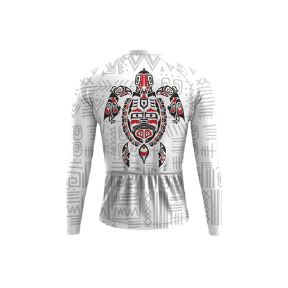 Haida Native Turtle Men's Long Sleeve Cycling Kit