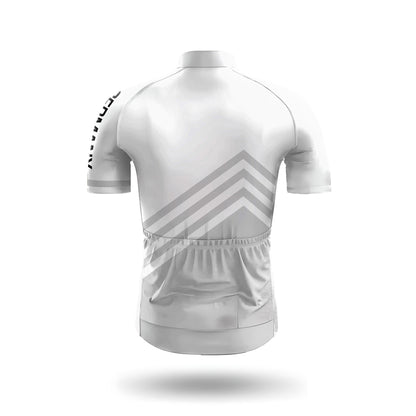 Germany White Men's Short Sleeve Cycling Kit