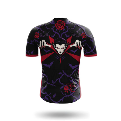 Kurzarm-Radtrikot für Herren „Belgian Surrealismus“