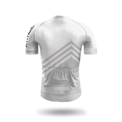 Germany White Men's Short Sleeve Cycling Kit