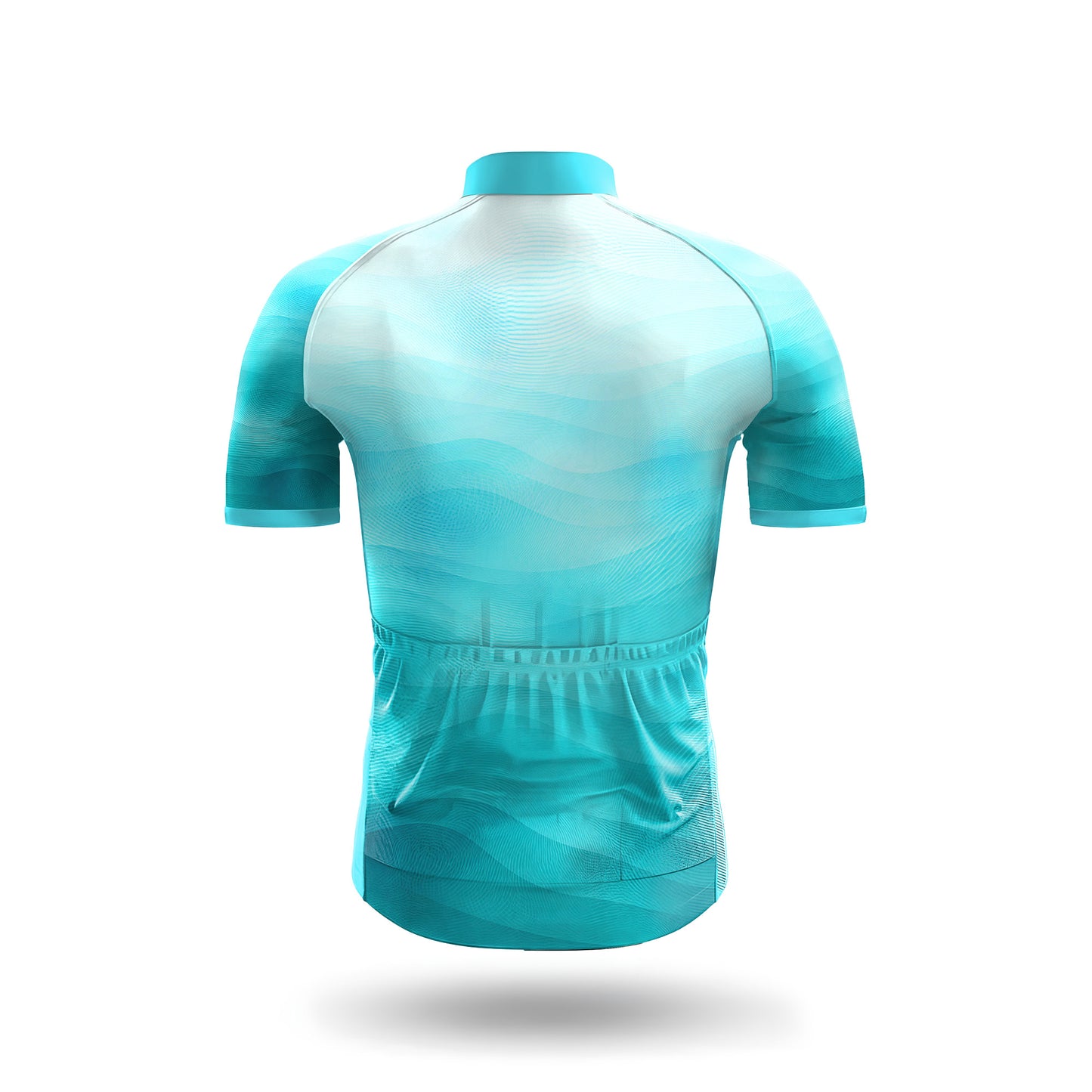 Teal Wave Men's Short Sleeve Cycling Kit