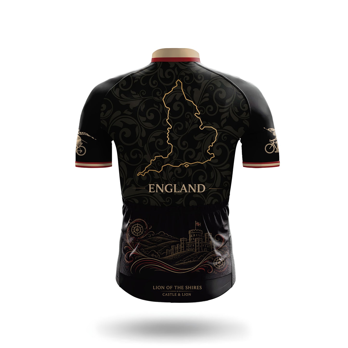 England Men's Short Sleeve Cycling Kit