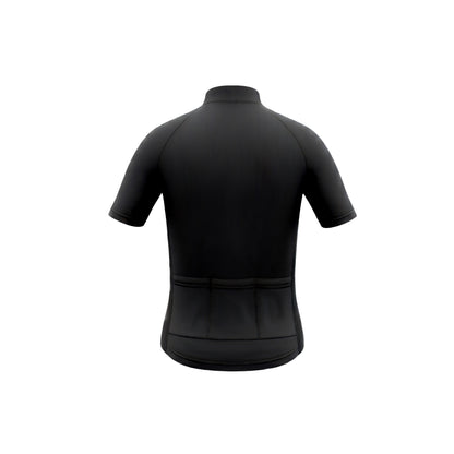 Schwarzes Kurzarm-Radtrikot-Set „RSSC“ für Kinder