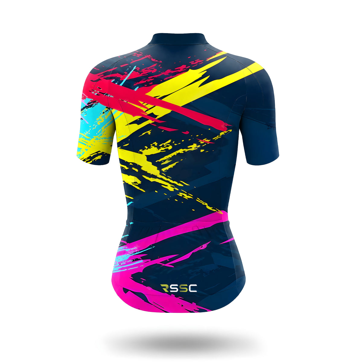 Colorful Abstract Movement Women's Short Sleeve Cycling Kit