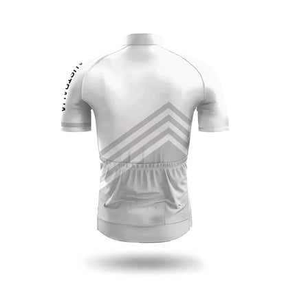 Australia White Men's Short Sleeve Cycling Kit