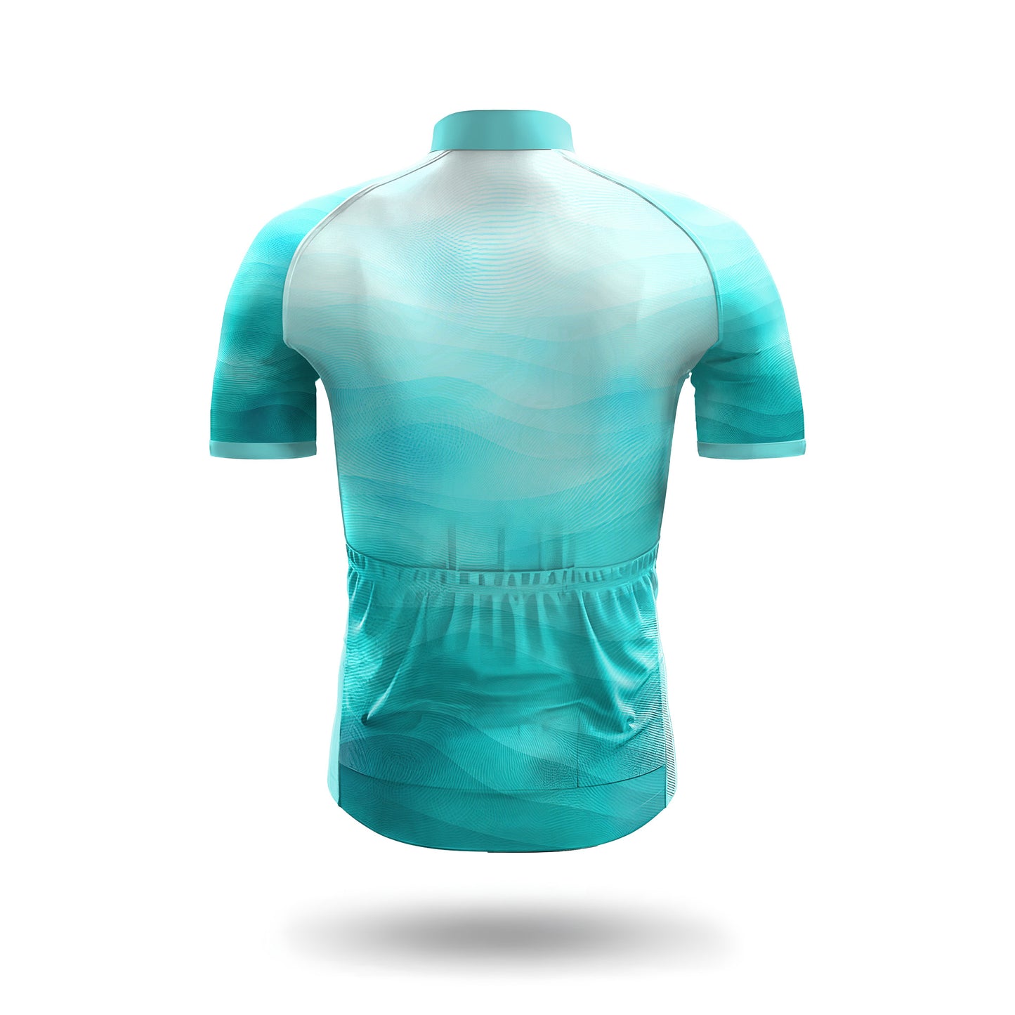 Teal Wave Men's Short Sleeve Cycling Kit