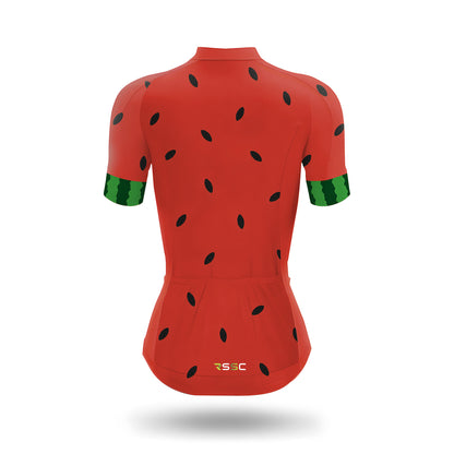 Summer Watermelon Women's Short Sleeve Cycling Kit