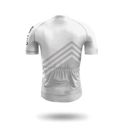 Poland White Men's Short Sleeve Cycling Kit