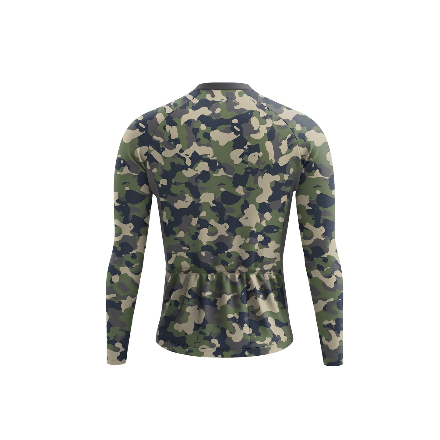 Green Camo Men's Long Sleeve Cycling Kit