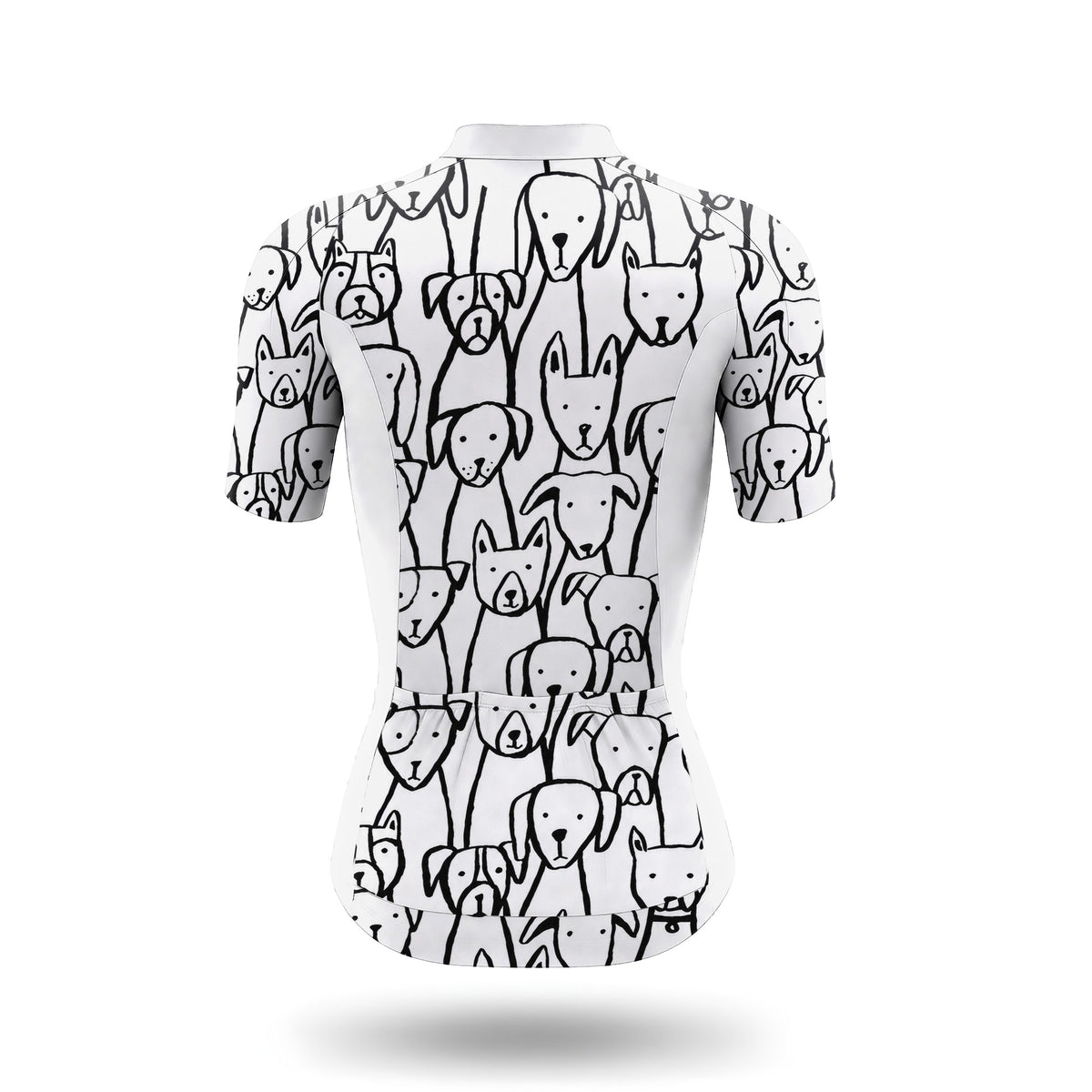Conjunto de ciclismo de manga corta para mujer Amante de los perros